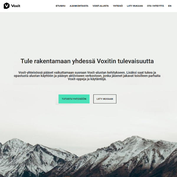 Uudet verkkosivut on avattu